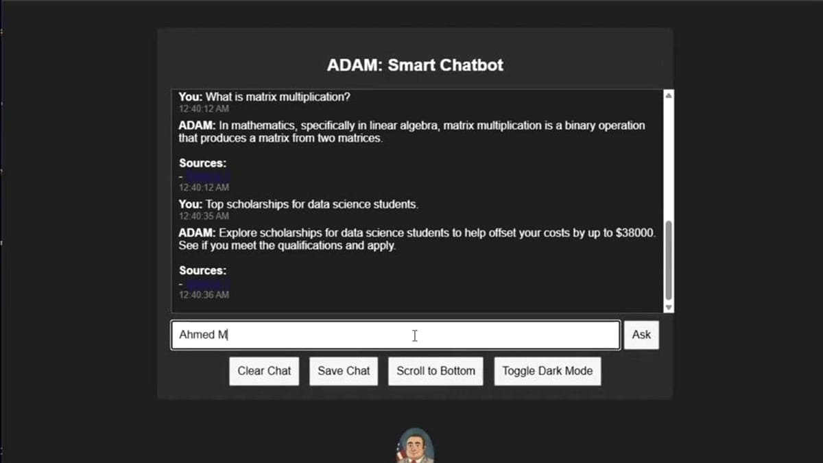 ADM Chat Retrieval Agent demo