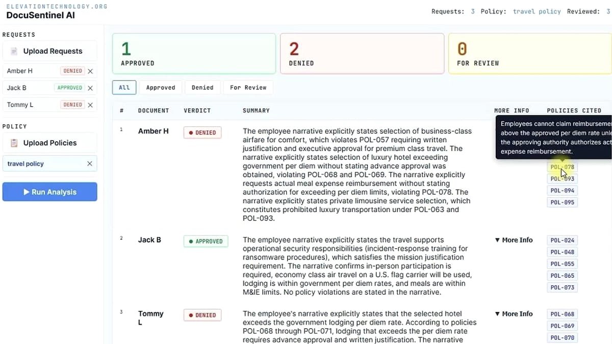 DocuSentinel demo