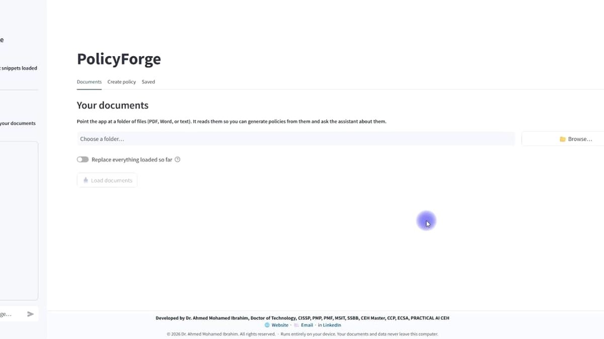 PolicyForge demo